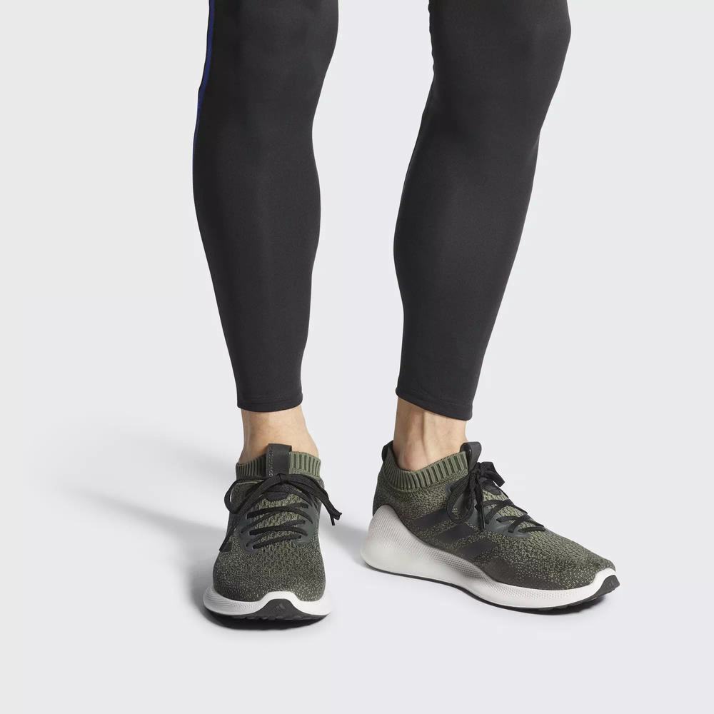 Adidas Purebounce+ Tenis Para Correr Verdes Para Hombre (MX-95488)